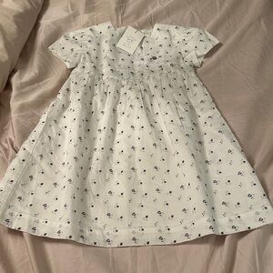 Marie Chantal Ivory Floral size 4 $275 toddler nwt cotton lined Dress